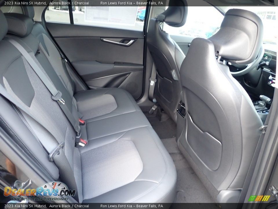 2023 Kia Niro SX Hybrid Aurora Black / Charcoal Photo #10