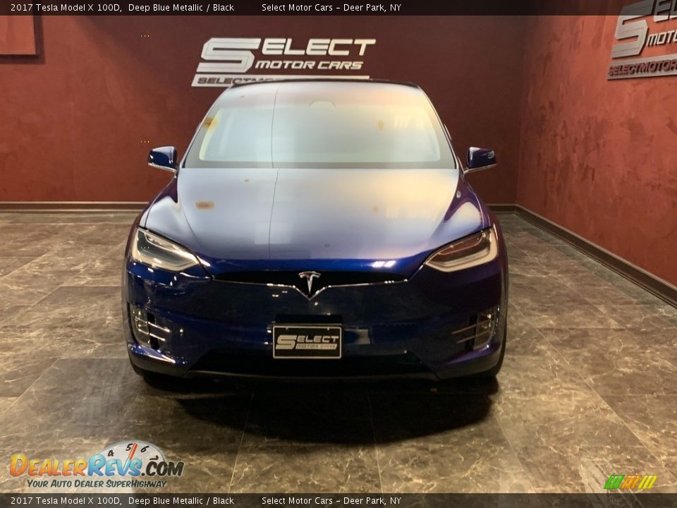 2017 Tesla Model X 100D Deep Blue Metallic / Black Photo #2
