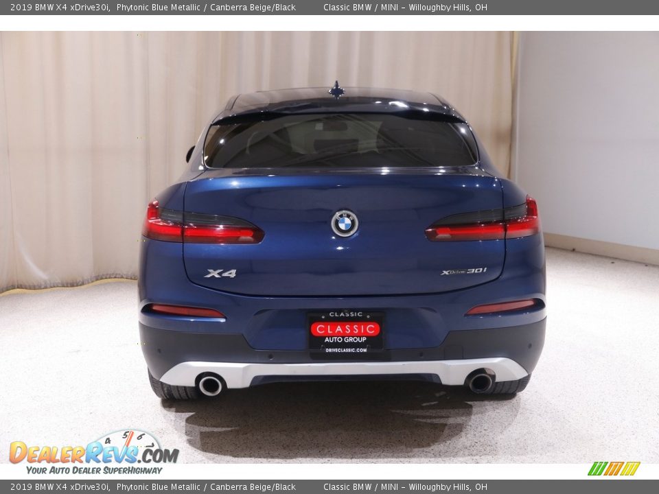 2019 BMW X4 xDrive30i Phytonic Blue Metallic / Canberra Beige/Black Photo #22