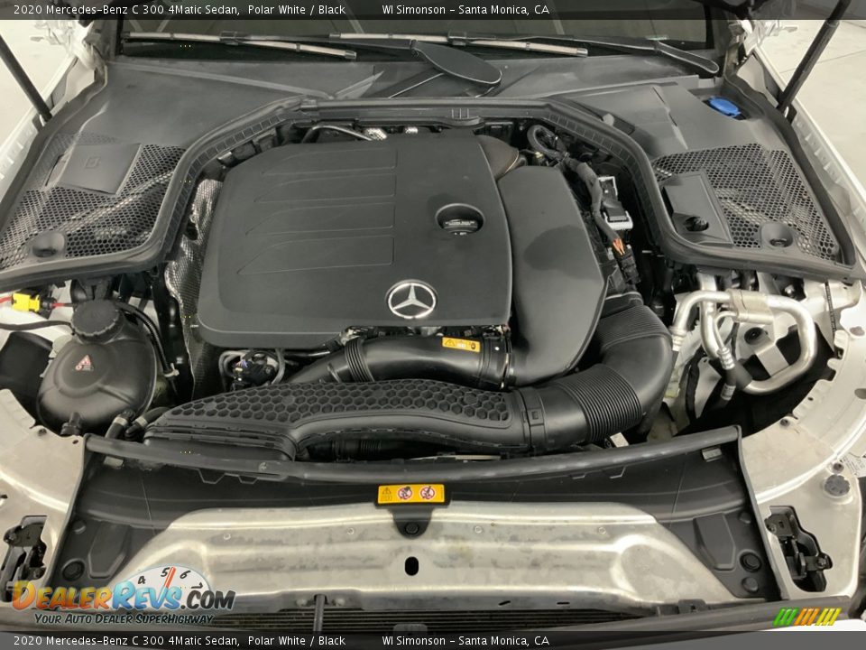 2020 Mercedes-Benz C 300 4Matic Sedan Polar White / Black Photo #18