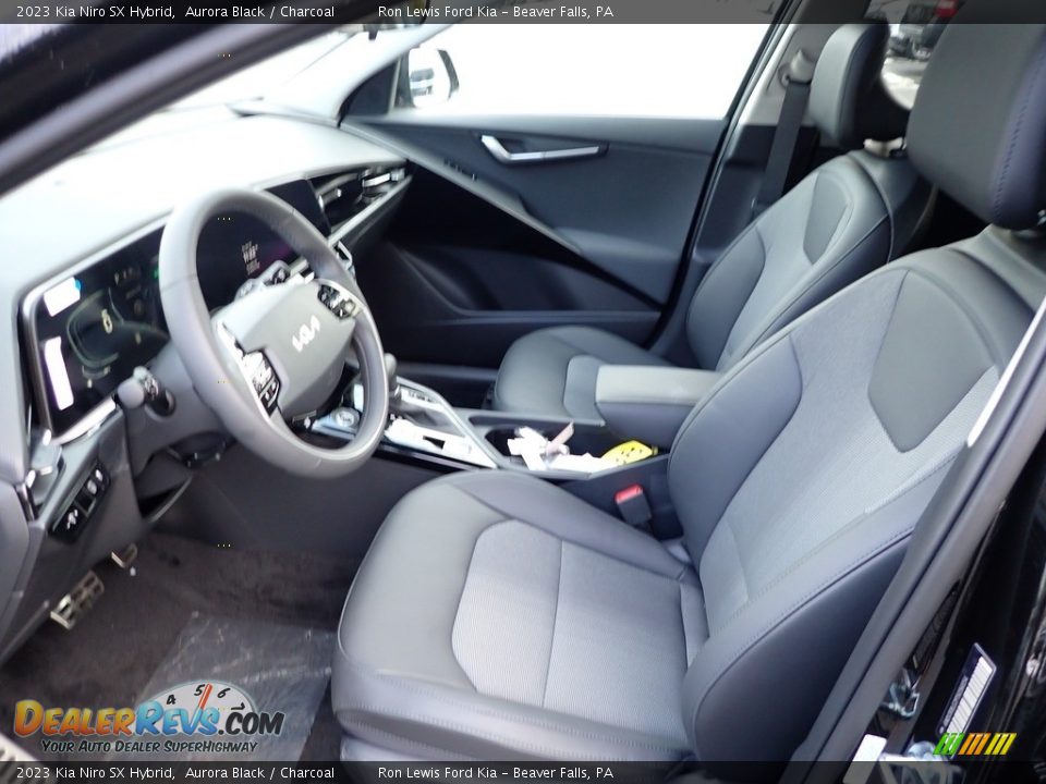 2023 Kia Niro SX Hybrid Aurora Black / Charcoal Photo #14