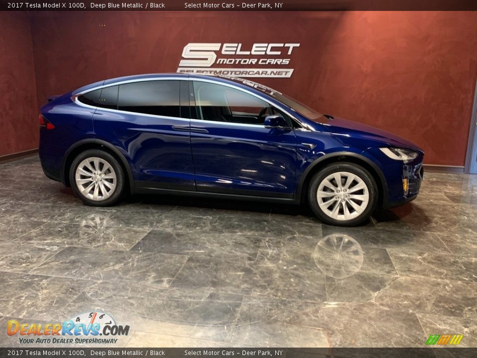 Deep Blue Metallic 2017 Tesla Model X 100D Photo #4
