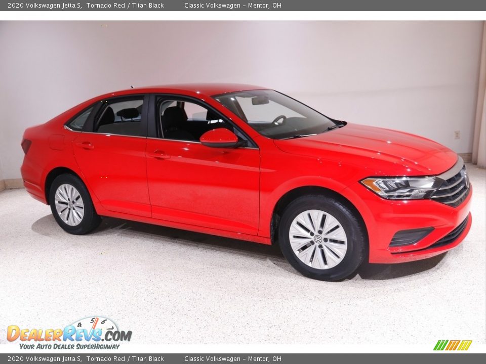 2020 Volkswagen Jetta S Tornado Red / Titan Black Photo #1
