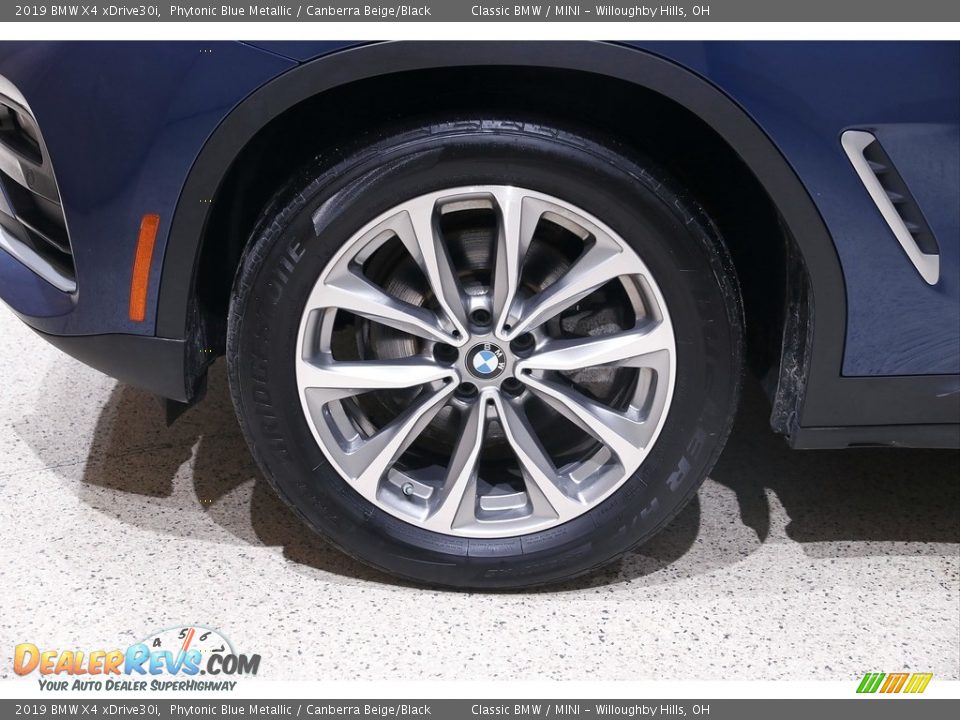2019 BMW X4 xDrive30i Phytonic Blue Metallic / Canberra Beige/Black Photo #24