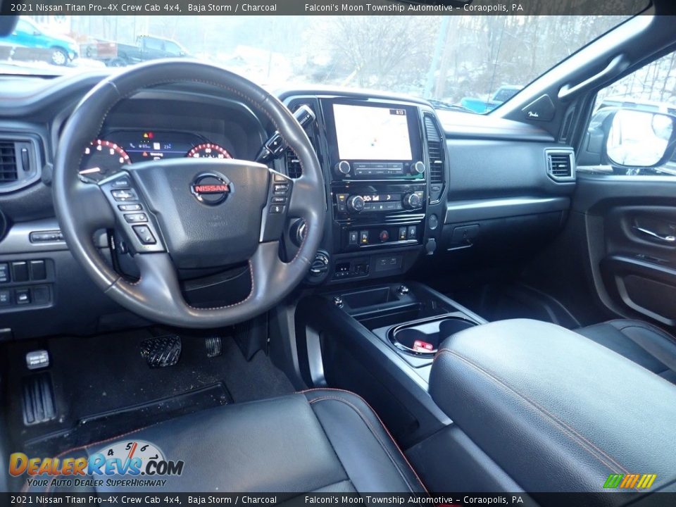 Charcoal Interior - 2021 Nissan Titan Pro-4X Crew Cab 4x4 Photo #20