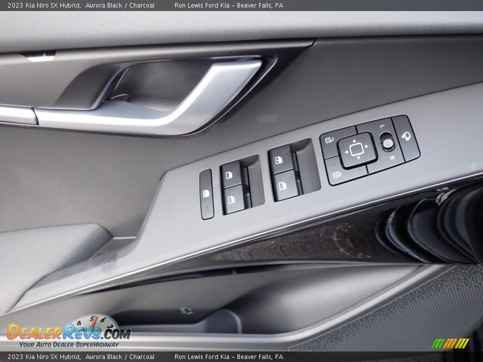 2023 Kia Niro SX Hybrid Aurora Black / Charcoal Photo #15