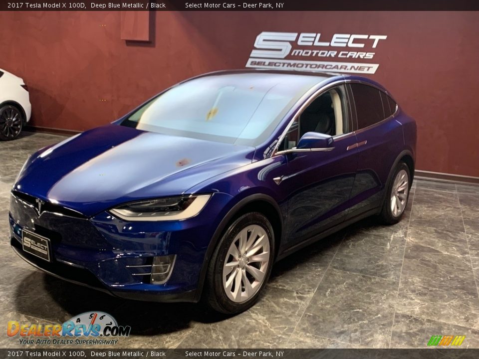 2017 Tesla Model X 100D Deep Blue Metallic / Black Photo #5