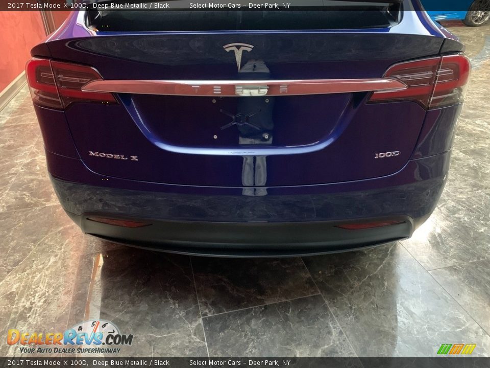 2017 Tesla Model X 100D Deep Blue Metallic / Black Photo #6