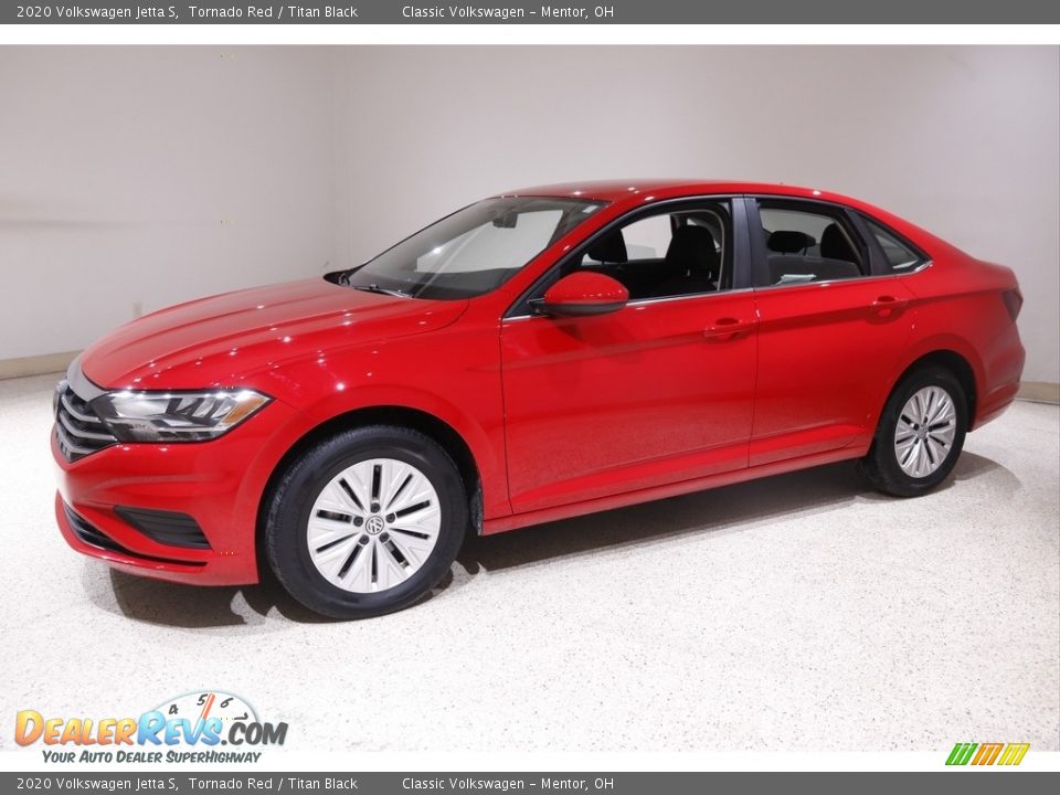 2020 Volkswagen Jetta S Tornado Red / Titan Black Photo #3