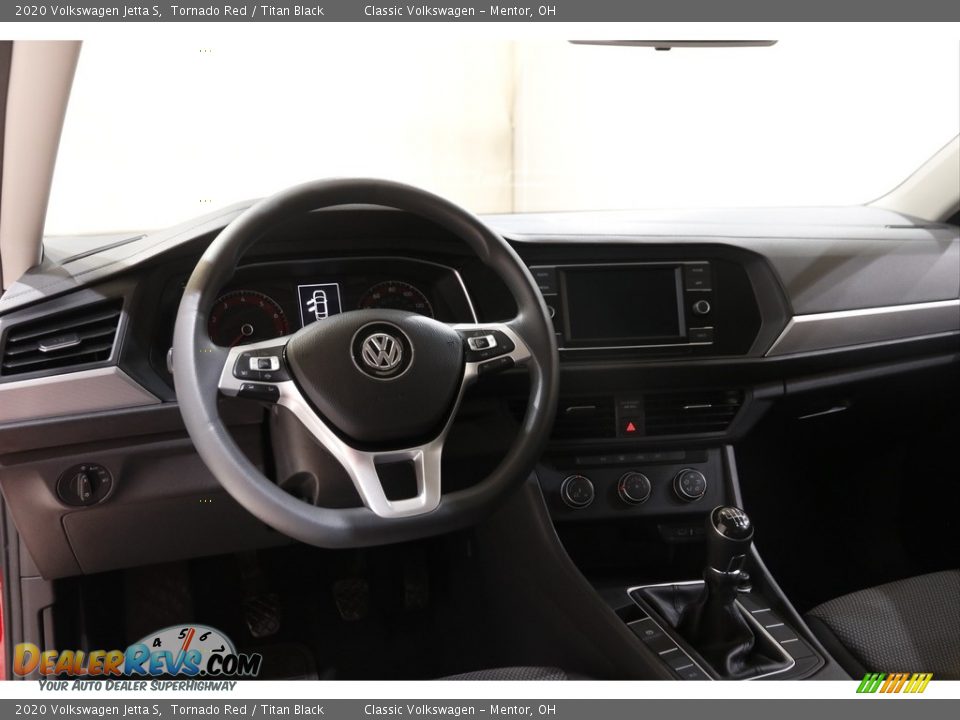 2020 Volkswagen Jetta S Tornado Red / Titan Black Photo #6