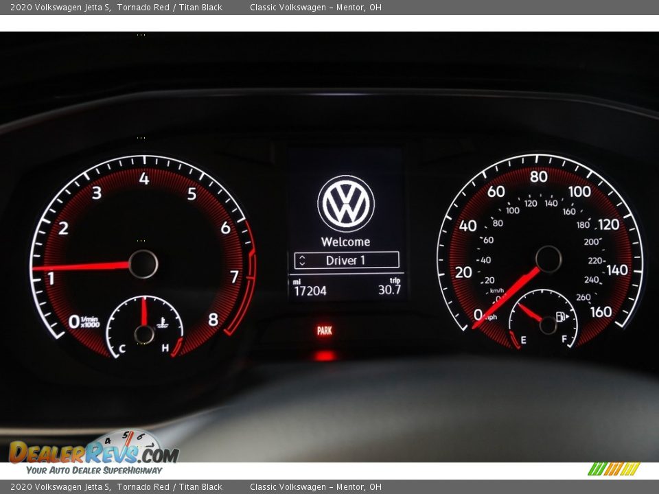 2020 Volkswagen Jetta S Tornado Red / Titan Black Photo #8