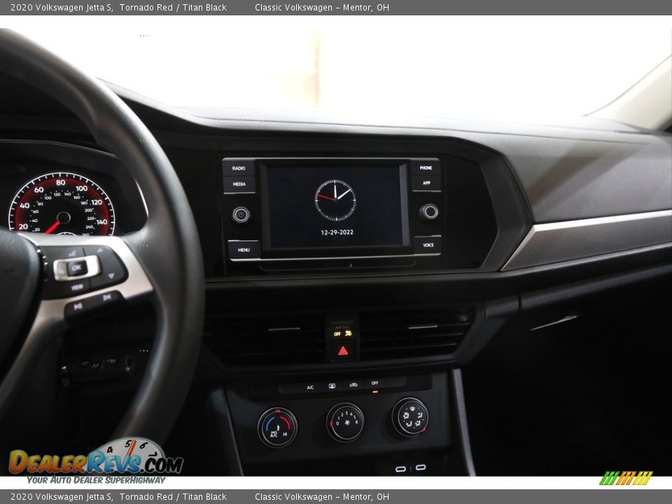 2020 Volkswagen Jetta S Tornado Red / Titan Black Photo #9