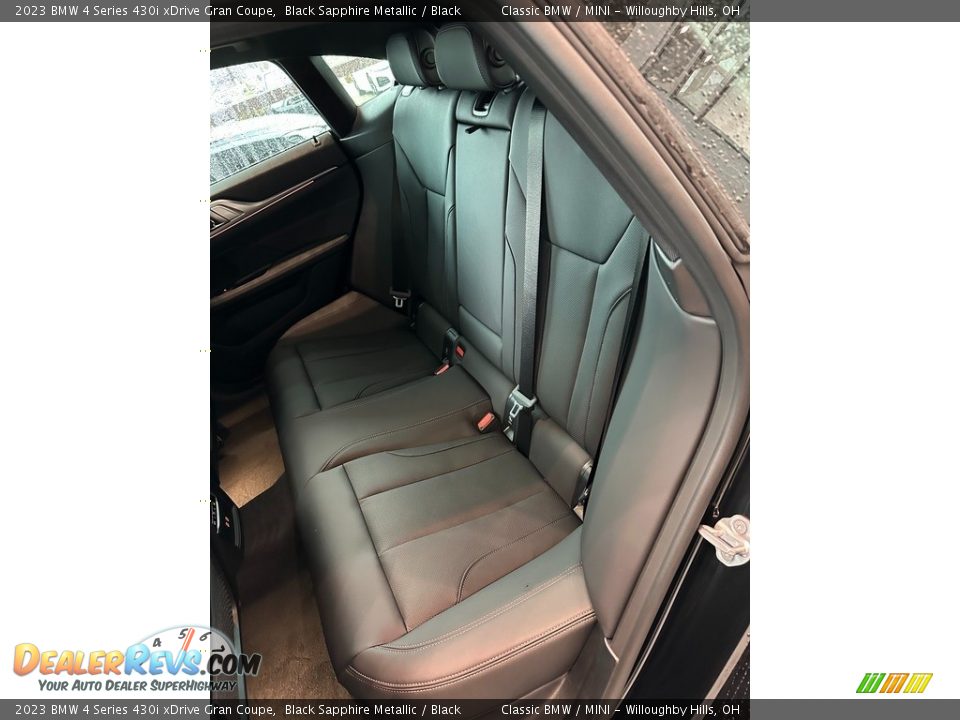 Rear Seat of 2023 BMW 4 Series 430i xDrive Gran Coupe Photo #5