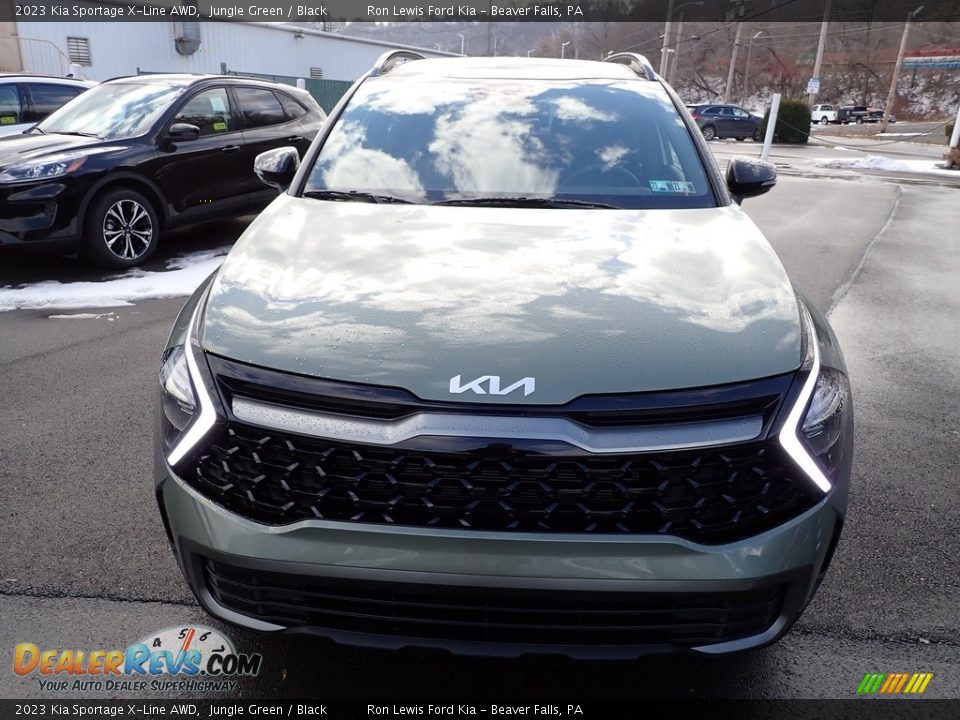 2023 Kia Sportage X-Line AWD Jungle Green / Black Photo #3