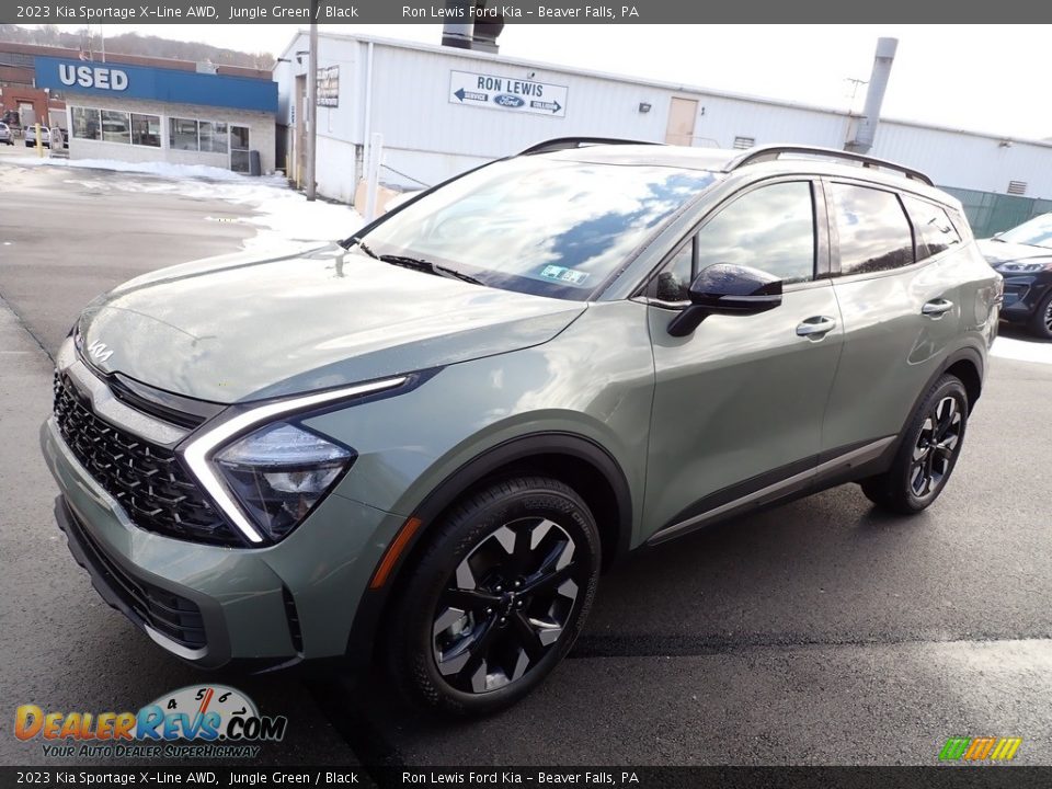 2023 Kia Sportage X-Line AWD Jungle Green / Black Photo #4