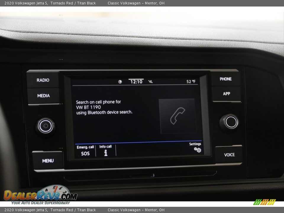 2020 Volkswagen Jetta S Tornado Red / Titan Black Photo #12