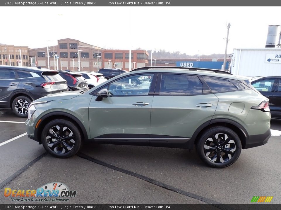 Jungle Green 2023 Kia Sportage X-Line AWD Photo #5