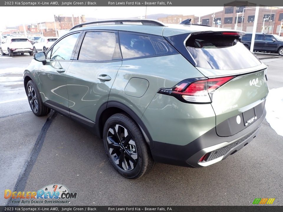 2023 Kia Sportage X-Line AWD Jungle Green / Black Photo #6