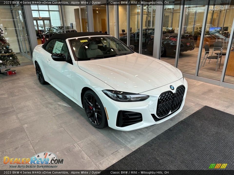 Alpine White 2023 BMW 4 Series M440i xDrive Convertible Photo #2