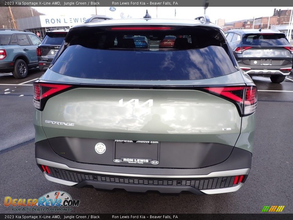 2023 Kia Sportage X-Line AWD Jungle Green / Black Photo #7