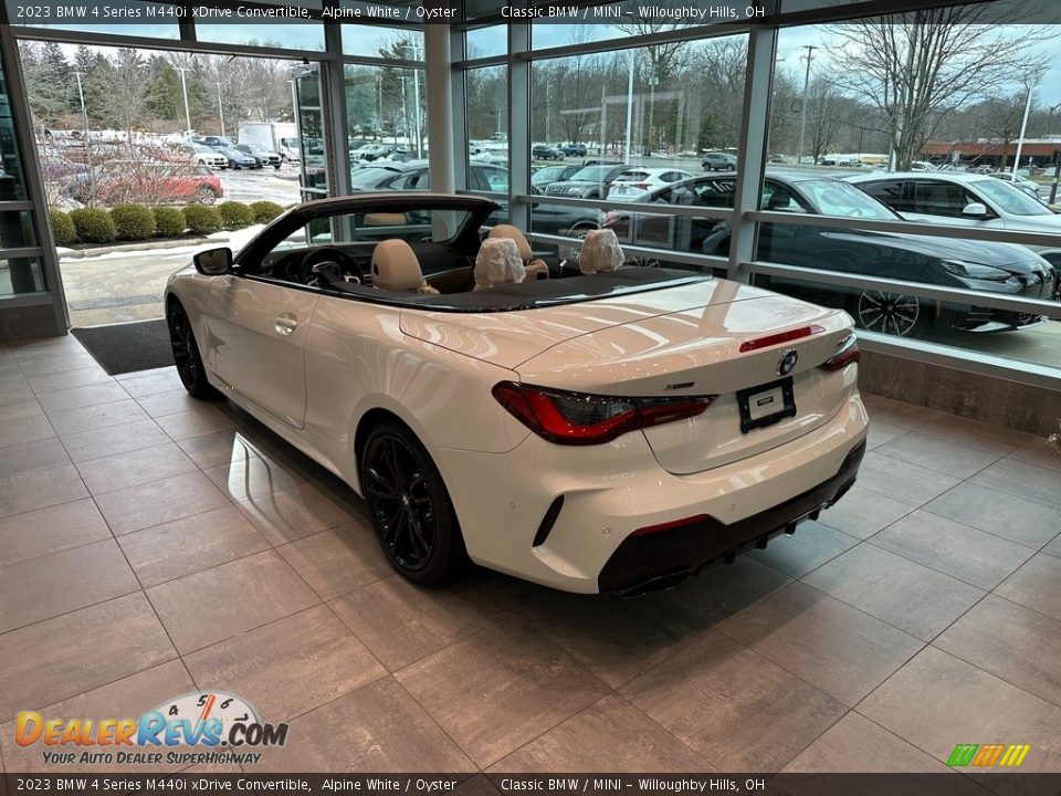 2023 BMW 4 Series M440i xDrive Convertible Alpine White / Oyster Photo #3