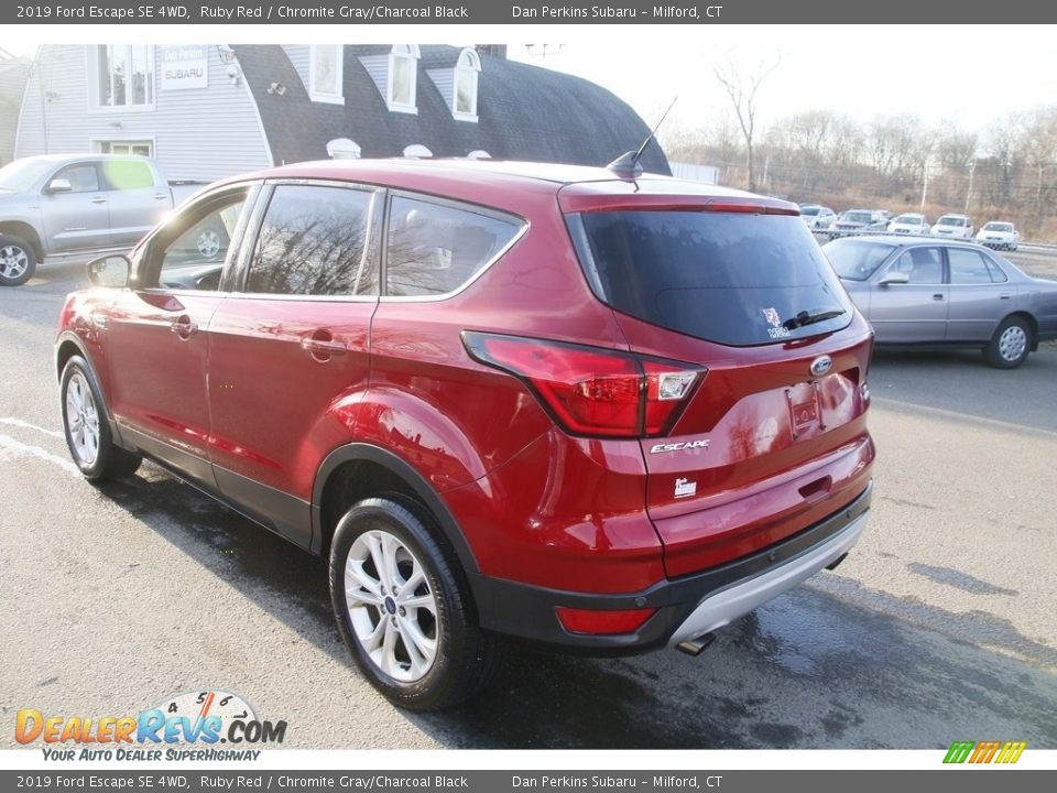 2019 Ford Escape SE 4WD Ruby Red / Chromite Gray/Charcoal Black Photo #7