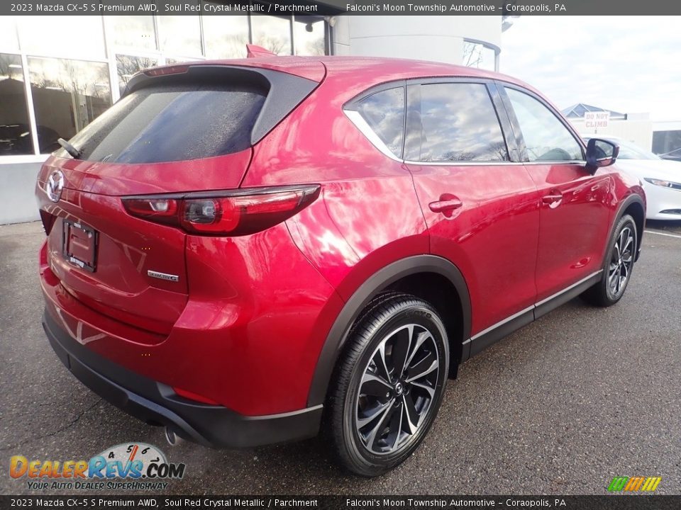 2023 Mazda CX-5 S Premium AWD Soul Red Crystal Metallic / Parchment Photo #2