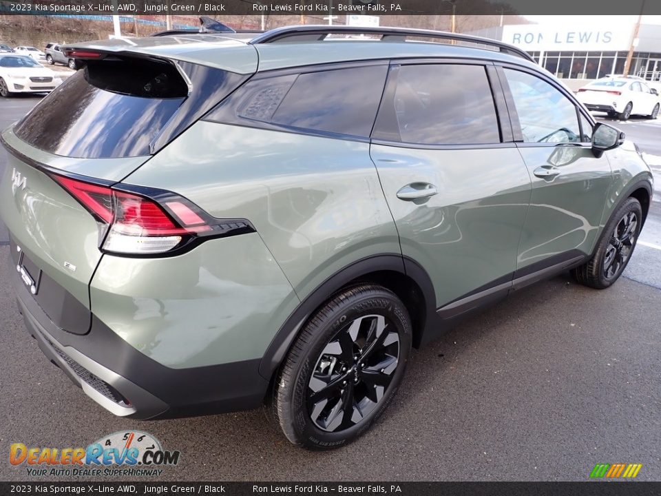 2023 Kia Sportage X-Line AWD Jungle Green / Black Photo #8