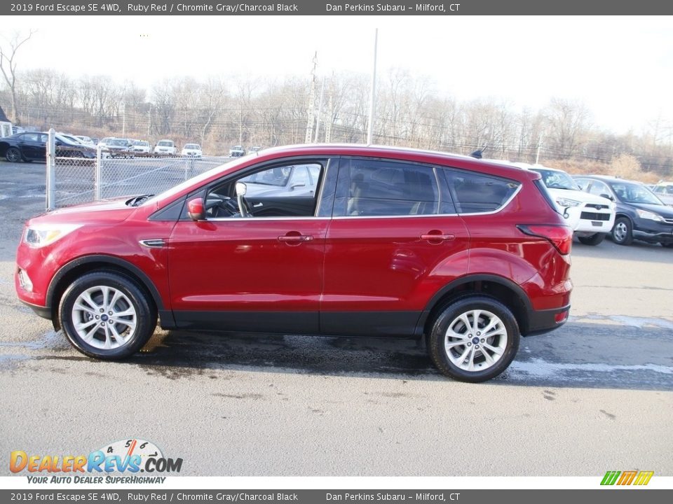 2019 Ford Escape SE 4WD Ruby Red / Chromite Gray/Charcoal Black Photo #8