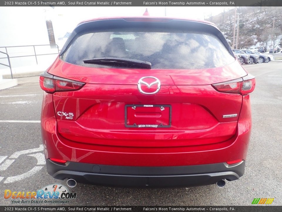 2023 Mazda CX-5 S Premium AWD Soul Red Crystal Metallic / Parchment Photo #3