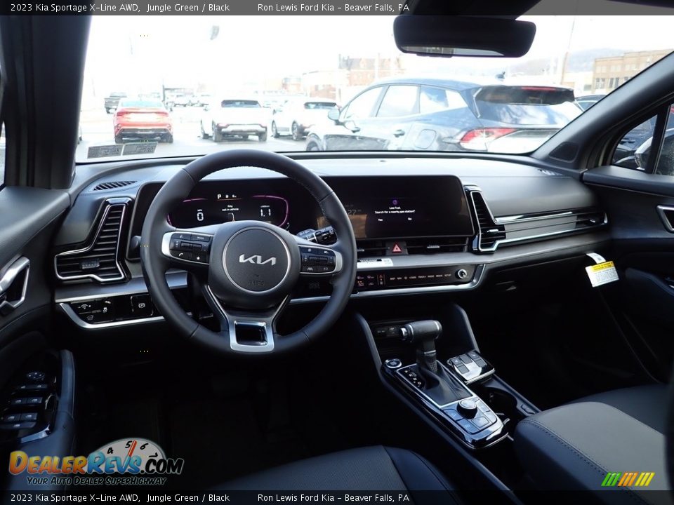 2023 Kia Sportage X-Line AWD Jungle Green / Black Photo #13