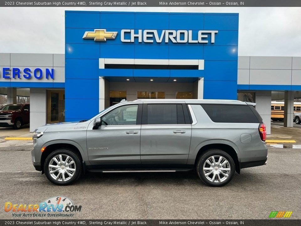 Sterling Gray Metallic 2023 Chevrolet Suburban High Country 4WD Photo #1