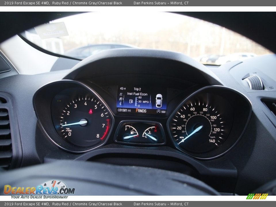 2019 Ford Escape SE 4WD Ruby Red / Chromite Gray/Charcoal Black Photo #17