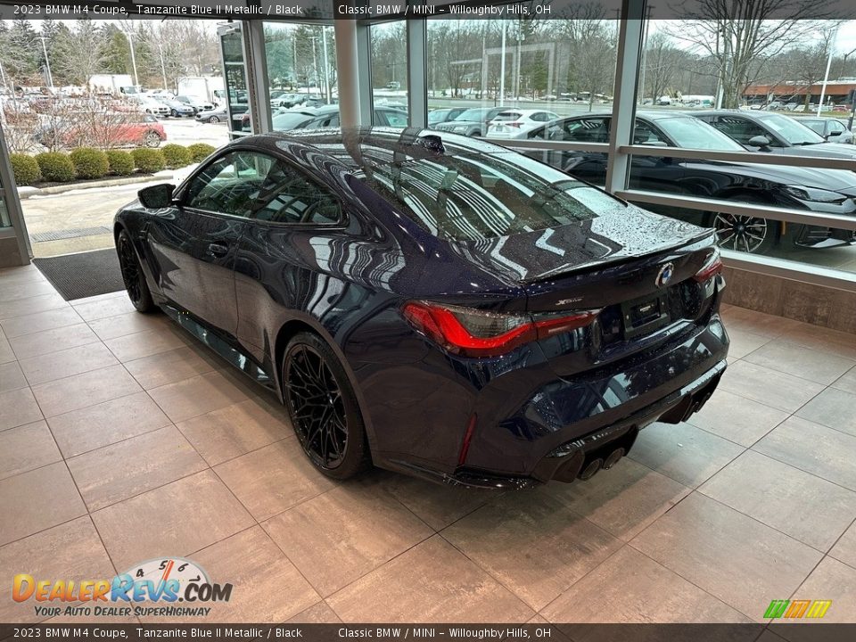 2023 BMW M4 Coupe Tanzanite Blue II Metallic / Black Photo #2