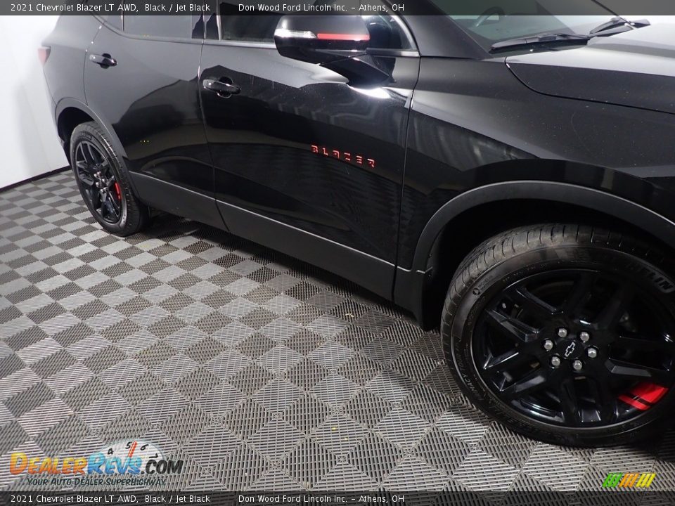 2021 Chevrolet Blazer LT AWD Black / Jet Black Photo #4