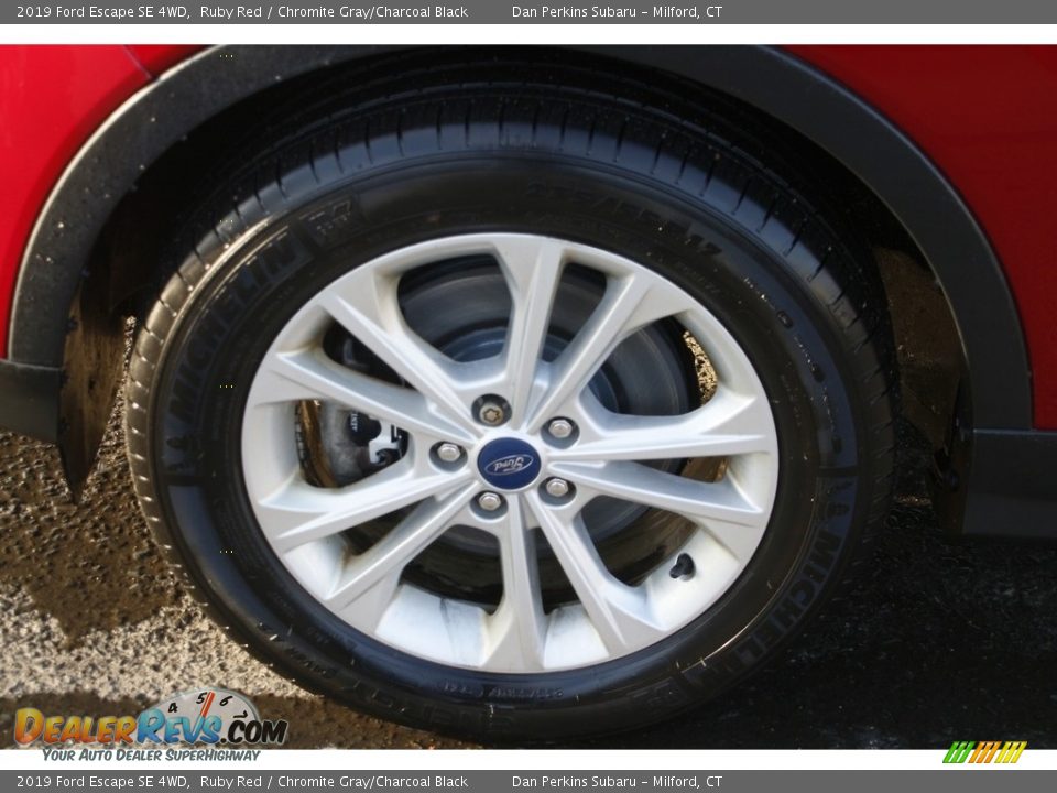 2019 Ford Escape SE 4WD Ruby Red / Chromite Gray/Charcoal Black Photo #21