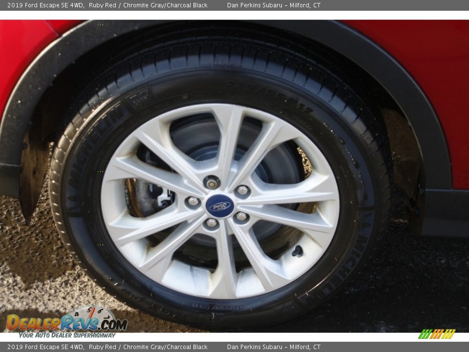 2019 Ford Escape SE 4WD Ruby Red / Chromite Gray/Charcoal Black Photo #22