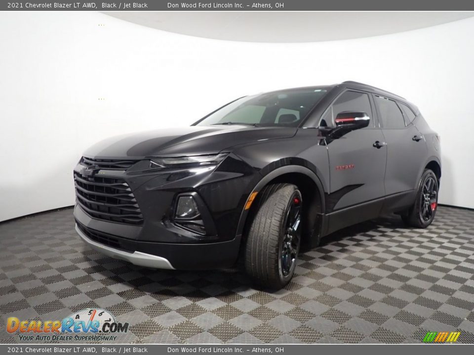 2021 Chevrolet Blazer LT AWD Black / Jet Black Photo #8
