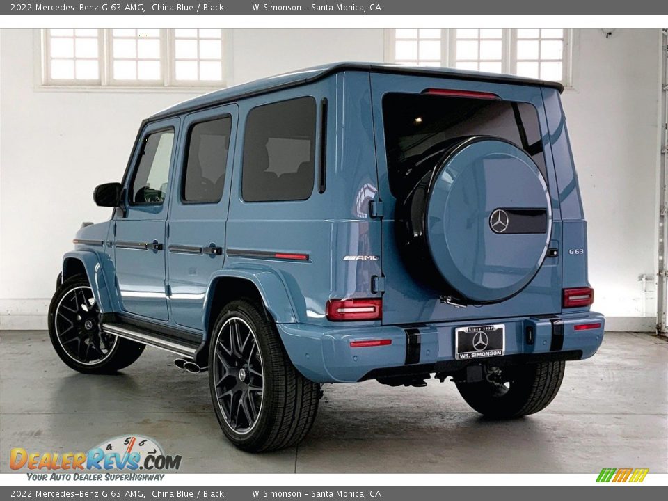 2022 Mercedes-Benz G 63 AMG China Blue / Black Photo #2