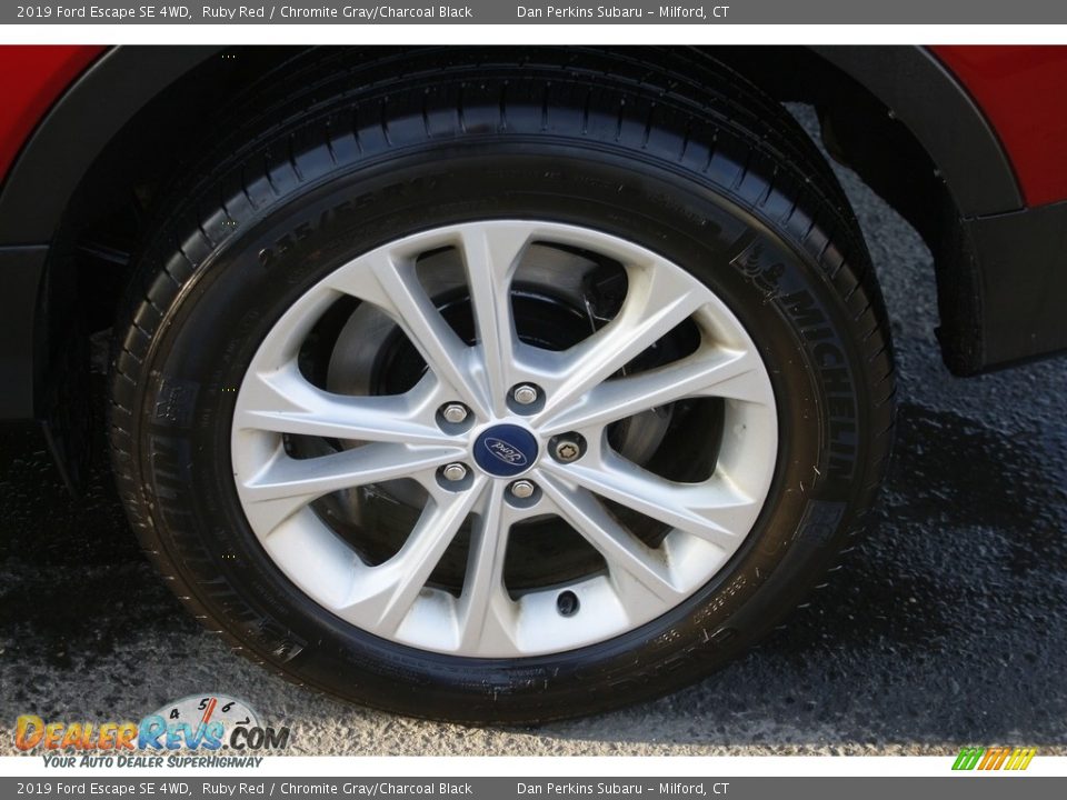 2019 Ford Escape SE 4WD Ruby Red / Chromite Gray/Charcoal Black Photo #24