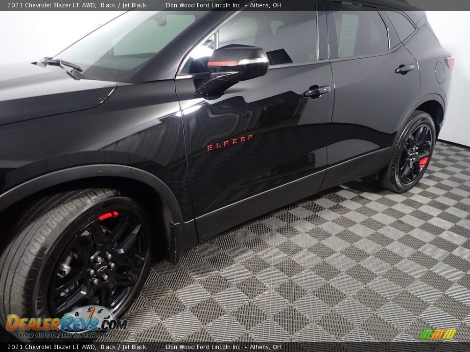 2021 Chevrolet Blazer LT AWD Black / Jet Black Photo #10