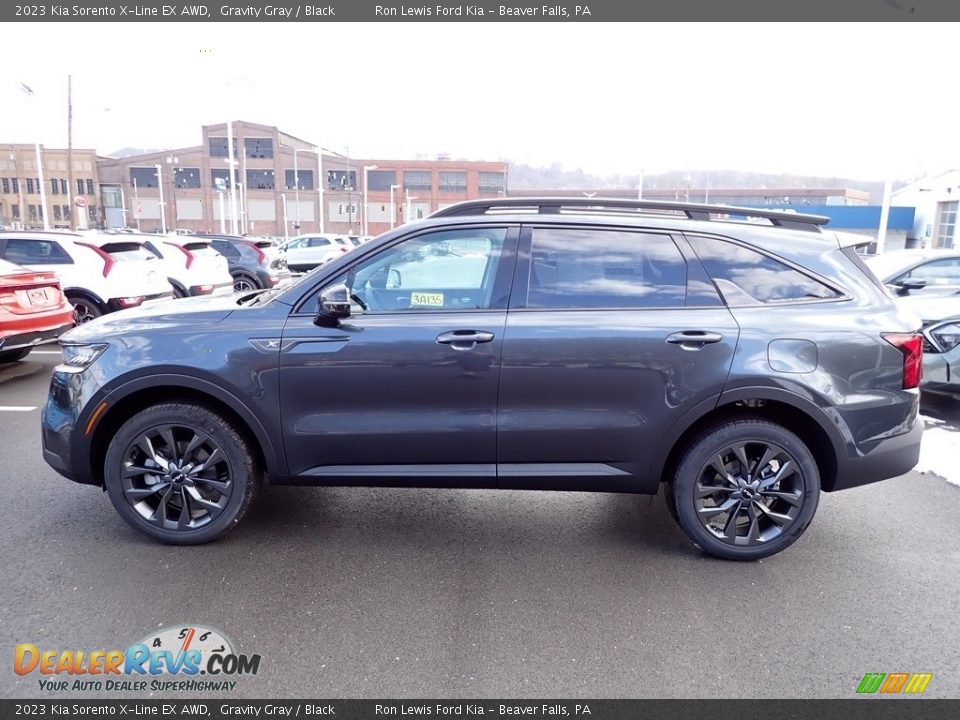 Gravity Gray 2023 Kia Sorento X-Line EX AWD Photo #5