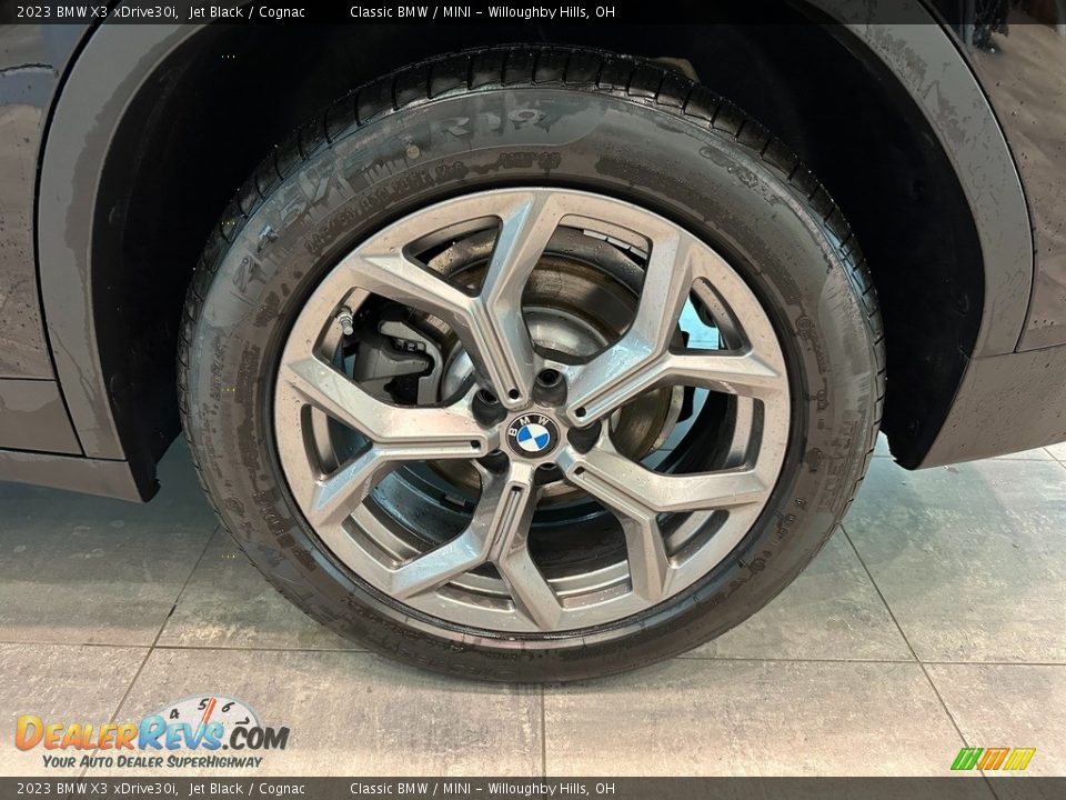 2023 BMW X3 xDrive30i Jet Black / Cognac Photo #3