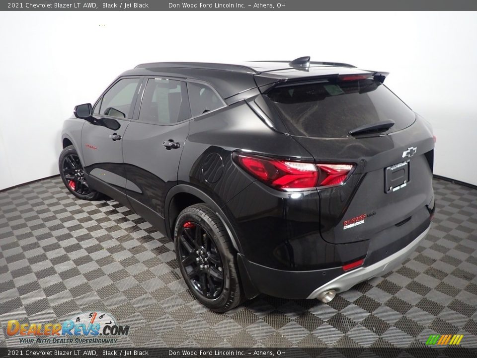2021 Chevrolet Blazer LT AWD Black / Jet Black Photo #12