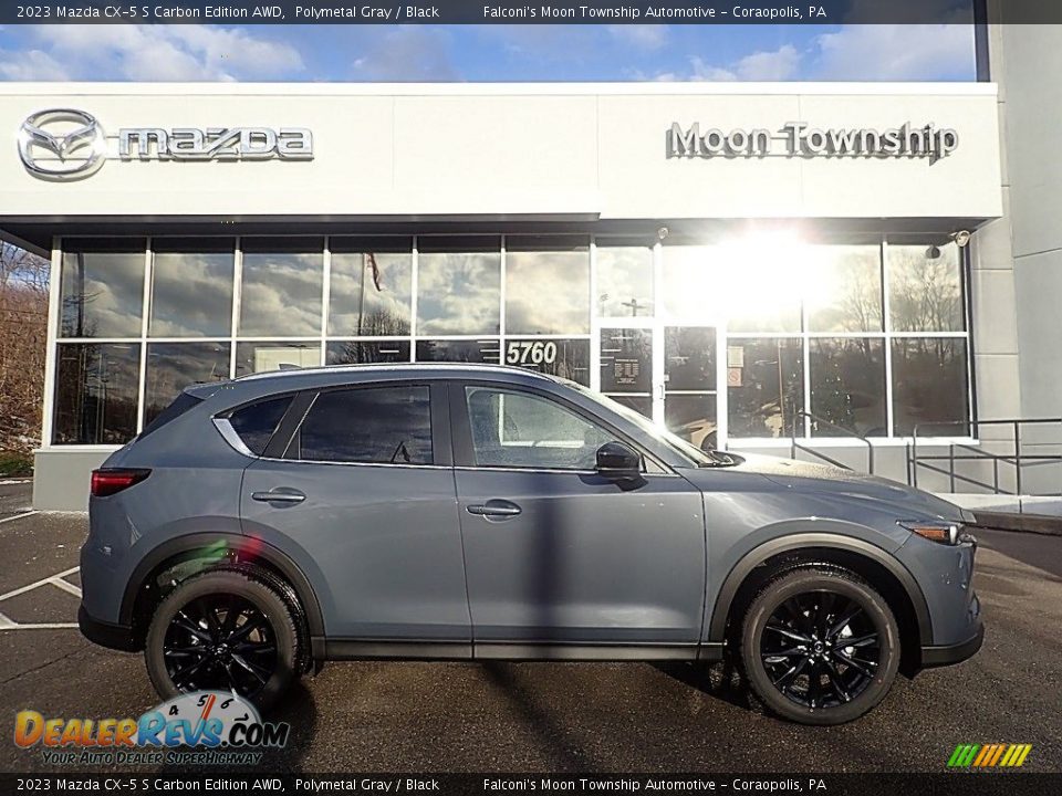 2023 Mazda CX-5 S Carbon Edition AWD Polymetal Gray / Black Photo #1