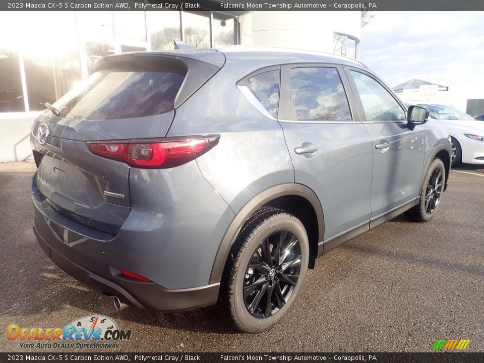 2023 Mazda CX-5 S Carbon Edition AWD Polymetal Gray / Black Photo #2