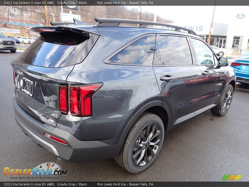 Gravity Gray 2023 Kia Sorento X-Line EX AWD Photo #8