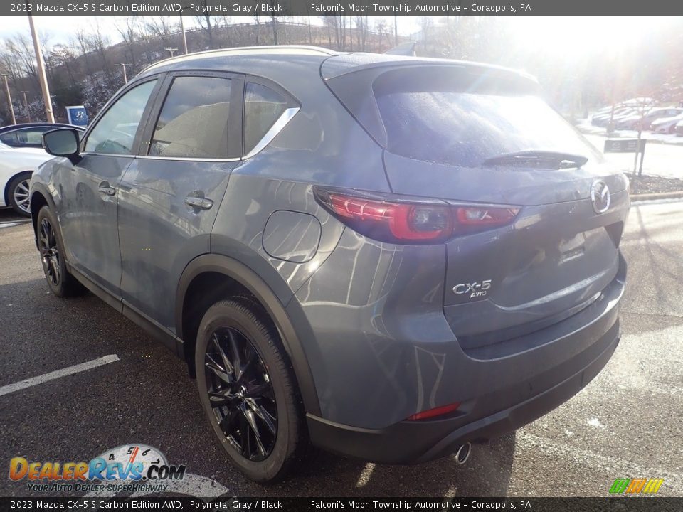 2023 Mazda CX-5 S Carbon Edition AWD Polymetal Gray / Black Photo #5