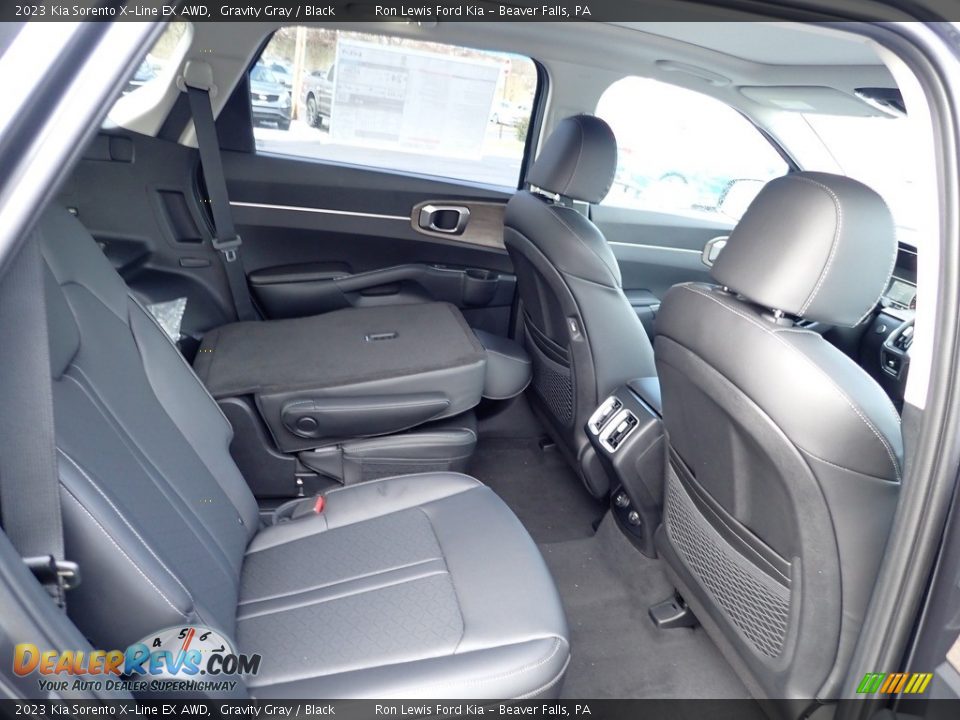 Rear Seat of 2023 Kia Sorento X-Line EX AWD Photo #10