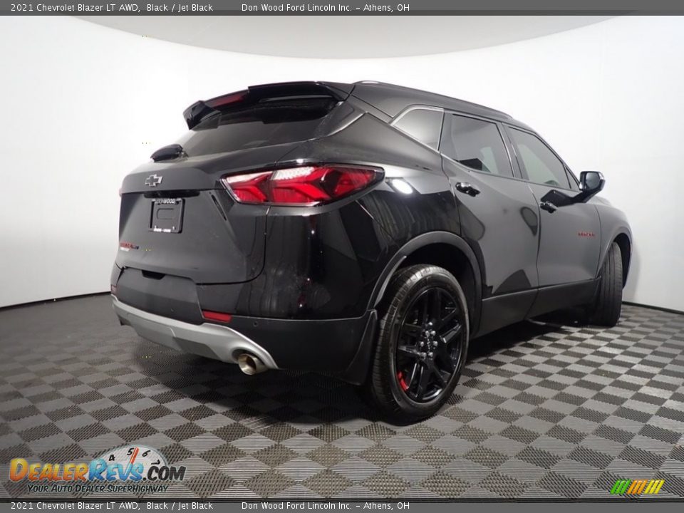 2021 Chevrolet Blazer LT AWD Black / Jet Black Photo #17